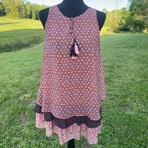 Sleeveless Fun Ruffle Dress